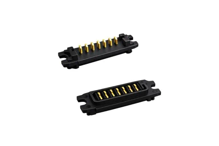 Federkontaktstifte (Pogo-Pins)– Detailansicht