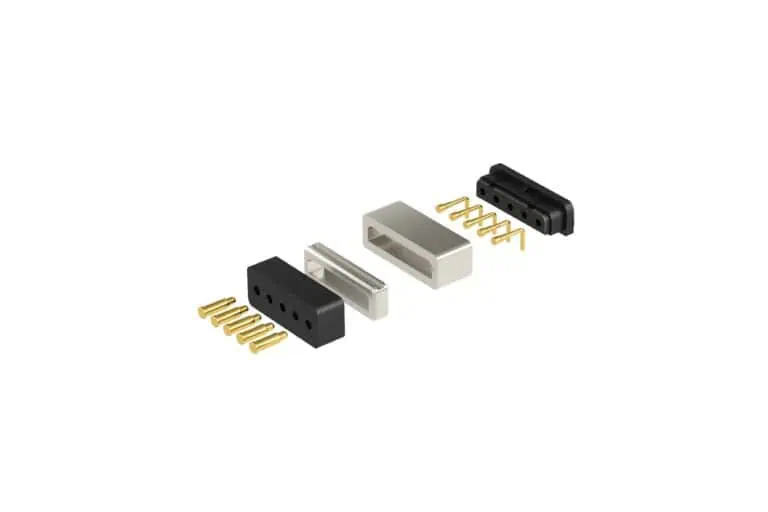 Pogo-Pins (Federkontaktstifte) – Detailansicht